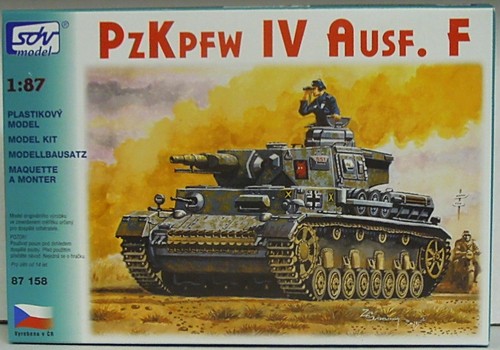 Kpfw Ho IV ejec 1//87 novedad * * Pz f plástico kit con estampados SDV