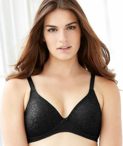 Size 54A Details about  / Glamorise BLACK The Perfect /"A/" Wire Free T-Shirt Bra NWOT