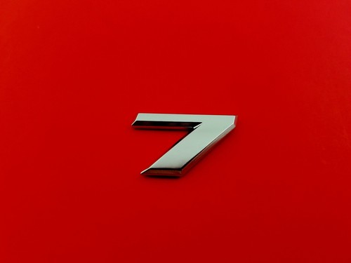 2013 NISSAN 370Z REAR TRUNK OEM EMBLEM BADGE LOGO NUMBER 7 09 10 11 12 13 14 15