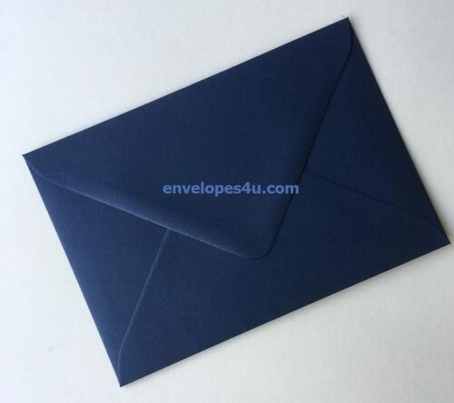 152x216mm Premium Navy U/S C5 Envelopes 120gsm Diamond Flap A5 Invitation 