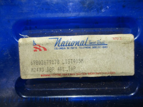 NEW NATIONAL M24-3 HS 4-FLUTE TAP