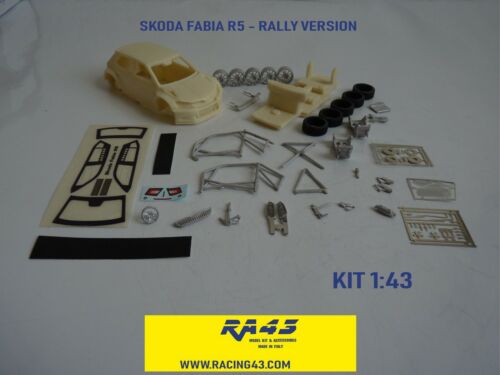 1//43 Skoda Fabia R5 Rally version Kit