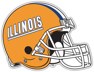 Illinois Fighting Illini NCAA Vinyl Car Bumper Window Sticker Decal 5/"X4/"