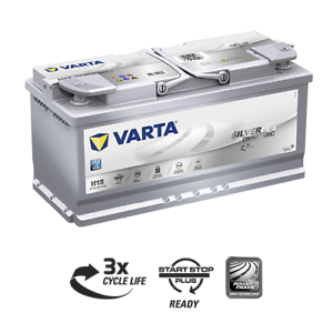 VARTA H15 VRLA AGM Battery TYPE 020-12V 105AH 950EN Fits BMW ­61217604808