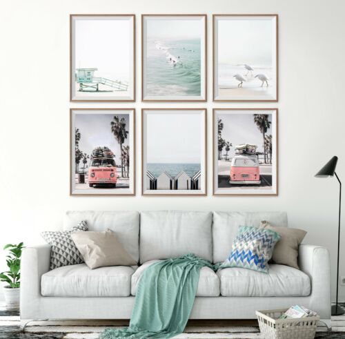 Palm Tree Beach Wall Art Print Great Home Decor A3 A2 A1 Sizes MIX /& MATCH