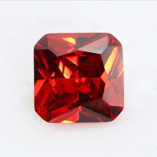 Details about  / Pomegranate Red Sapphire 3.15Cts 8x8MM Cushion Cut AAAAA VVS Loose Gemstone