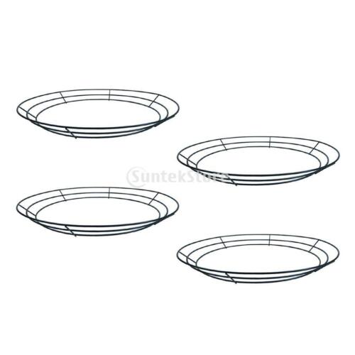 4Pcs 12inch Round Metal Wire Wreath Frame Form Succulent Hanger for New Year 