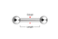 5 Colors Titanium Ball Surgical Steel Barbells Tongue Rings Pack