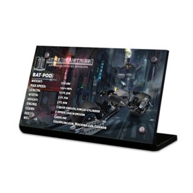 Display King - Display plaque for Lego Batman Bat-Pod 5004590
