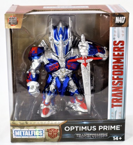 Optimus Prime Transformer le dernier chevalier 4/" Die-Cast Metal Figurine