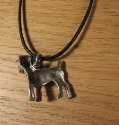 Details about  / Boston Terrier Dog Charm Pendant Necklace .925 Sterling Silver USA Made