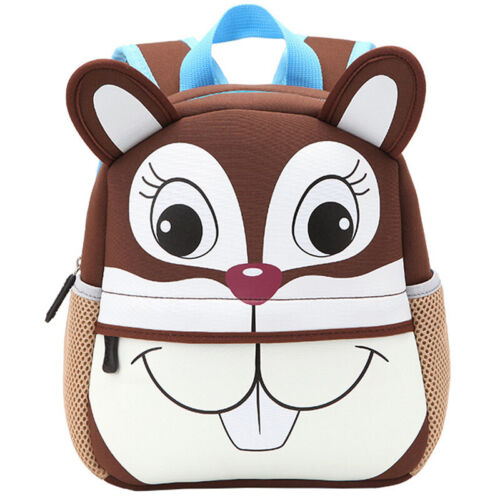 Kids Girl Boy Cartoon Animals Backpack Kindergarten Anime School Bag Rucksack
