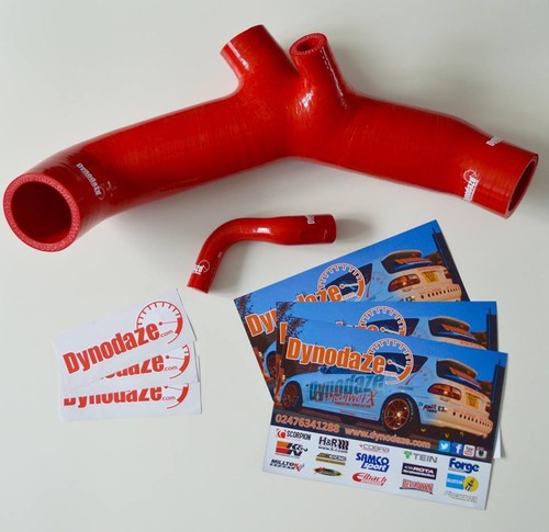 Dynodaze Performance Mitsubishi Colt CZT /& Ralliart Silicone Intake Hose Kit RED