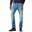 G-STAR RAW 3301 STRAIGHT JEANS LIGHT AGED CYCLO STRETCH DENIM SIZE 36/" SHORT