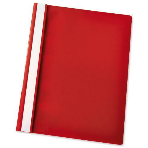 25 A4 Project Presentation Folder Quality Document Report Files Red