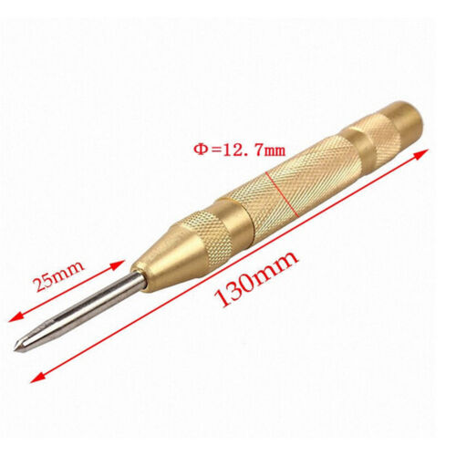 5 Inch Automatic Center Pin Punch Spring Loaded Mark Starting Holes Tools ^VH