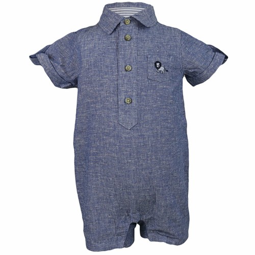 Details about / Janie And Jack Lion Linen One Piece Bodysuit
