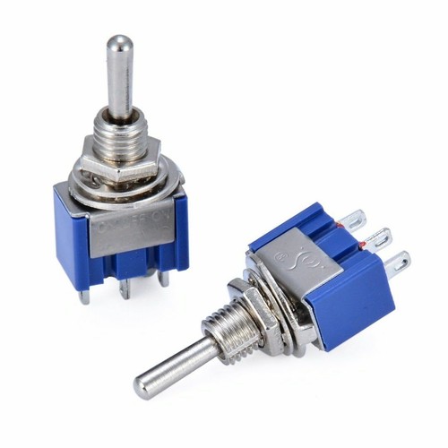 Small toggle switch MTS-103 3-pin 3-speed single-pole three-throw shake head 6A