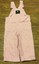 Girls-John-Deere-Pink-Stripe-Denim-Bibs-Size-2T-EUC