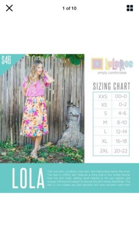 Details about  / SALE Lularoe Lola Lined Skirt 2XL Black with Stripes and Floral  NWT  Size 2XL