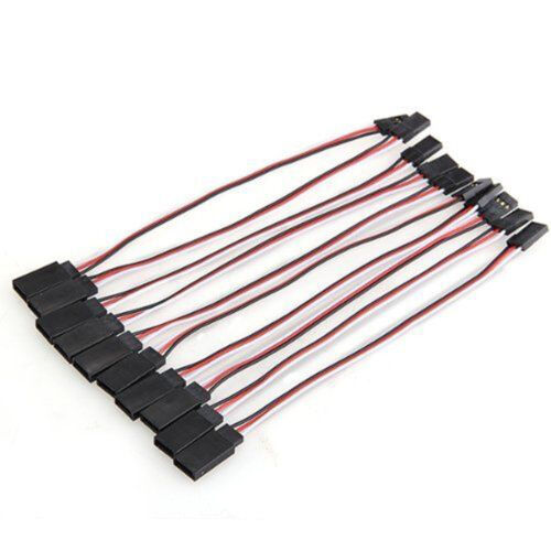 10pcs 150mm Servo Receiver Extension Lead Wire Cable Cord 150MM M//F BBC