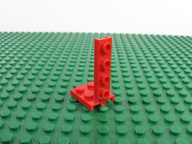 1990 LEGO Red Bracket 2 x 2 - 1 x 4 6989 6394 1682 #2422 MINT!