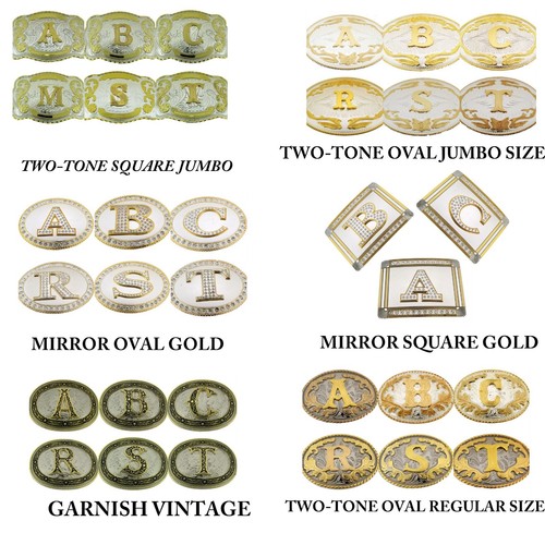 Initial Belt Buckles A B C D E F G H I J K L M N O P Q R S T U V W X Y Z WESTERN