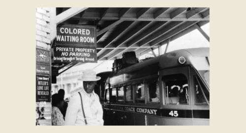 Deep South 1940 Colored Waiting Room Bus Station PHOTO Black Negro Segregation