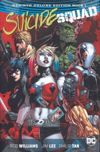 SUICIDE SQUAD REBIRTH DELUXE COLLECTION HC BOOK 1 REPS #1-8 /& MORE SEALED//NEW