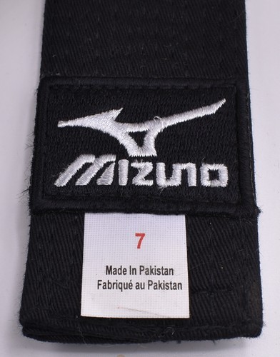Mizuno Judo gi Black Belt Kuro Obi IJF Official Patch Approval