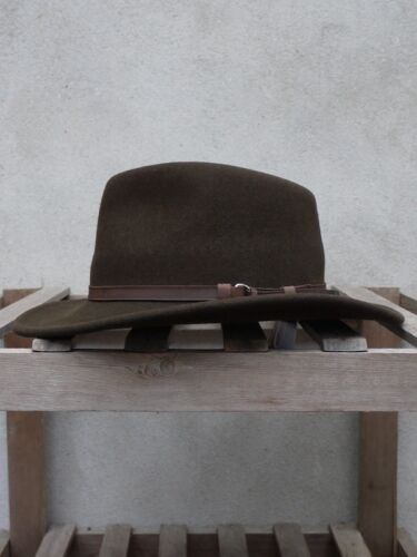 Outback Olive Flexfelt/Soffelt Bush Hat by Olney Headwear 100% wool S/M/L/XL 