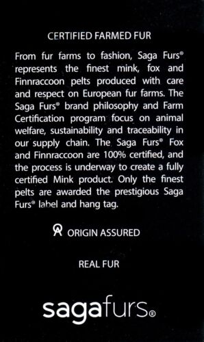 Selected Premium Quality Saga Furs Red Fox Fur Shoulder Wrap Scarf Boa Stole