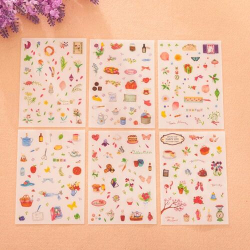 10m Self DIY Cartoon Washi Sticker Decor Paper Masking  Adhesive Tape Crafts #JP