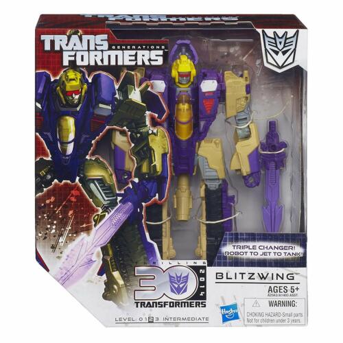 Transformers 30th Generations IDW Blitzwing Voyager Robot Toy Action Figure New