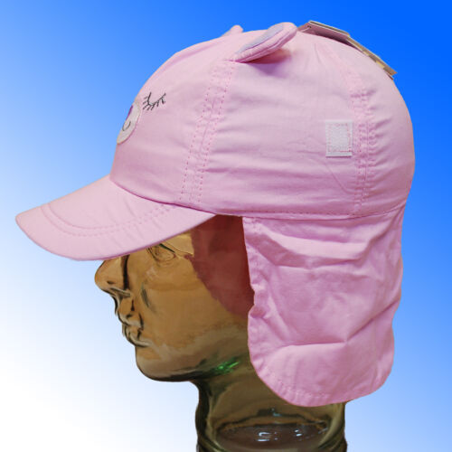 Fast Despatch Baby Girls Sun Protection legionnaires Hat Cap neck flap 3 Sizes 