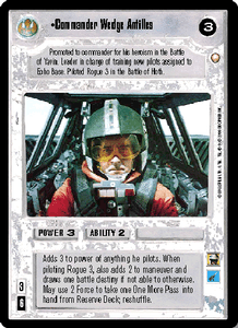 Near Mint//Mint Commander Wedge Antilles SPECIAL EDITION star wars ccg