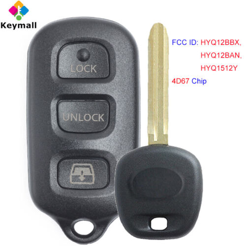 HYQ1512Y 4D67 Chip for Toyota 4Runner Sequoia Remote Key Fob HYQ12BBX HYQ12BAN