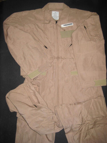 NEW USAF CWU-27/P 44R Tan Genuine Flyers Fire Resistant Coveralls USAF 44 R 