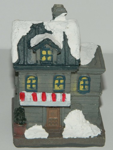 DECORATION POUR VILLAGE DE NOEL MINIATURE PETITE MAISONS LUMINEUSE NEUF 1