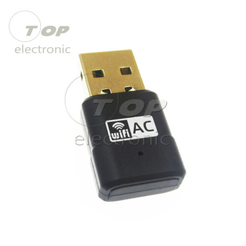 600 Mbps USB Dual Band Wireless Adapter 5G/&2.4G WiFi 802.11 AC Laptop PC