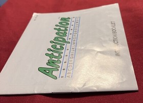 Anticipation Instruction Booklet - NES Nintendo (Booklet Only) 1988