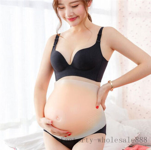 Silicone Fake Belly Artificial Fake Pregnancy Baby Tummy Pregnant Bump free ship