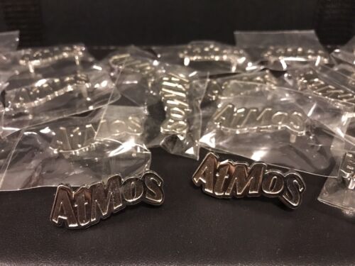 NEW ATMOS TOKYO NYC Metal Silver Sneaker Lace Locks Tags Shoe Charms SET OF 2