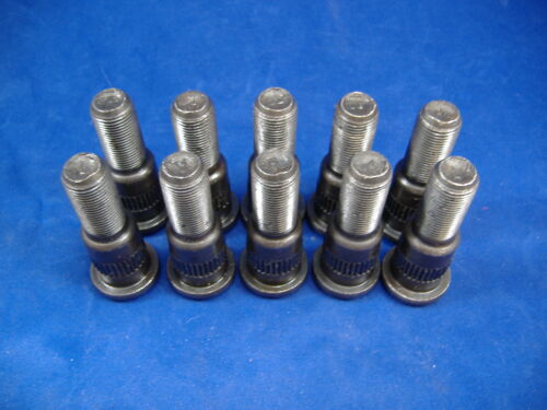 M813 M809 M54A2 5 TON SET OF 10 LEFT HAND WHEEL STUDS  ROCKWELL AXLES MILITARY