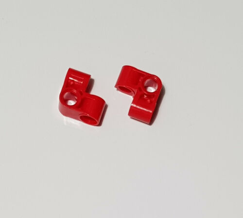 2x Lego Technic Pin Verbinder 44809 rot 6008527 Eck Verbinder Pin 2x2 gebogen