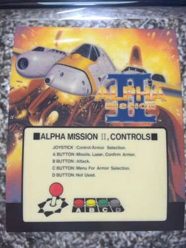 Neo Geo Mini Arcade Marquee 2 Alpha Missions II 