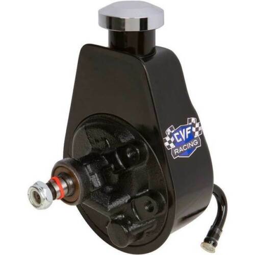 Black Saginaw Power Steering Pump Keyway Style Chevy Ford GM Chrysler PS OEM