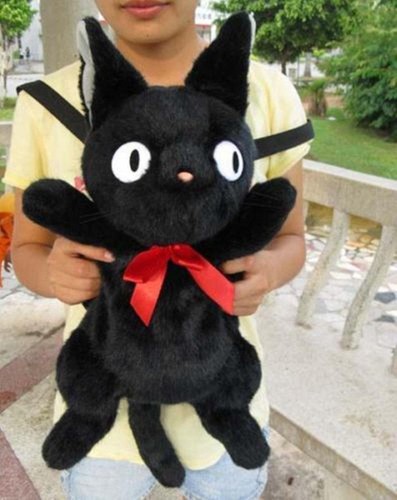 Studio Ghibli Black Cat Plush Bag jiji Kiki/'s Delivery Service Backpack Toy Gift