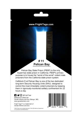 Fright Tags # 11 Key Tag Pelican Bay State Prison 