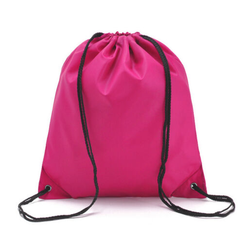 Boys Girl's Drawstring Book Backpack Waterproof School Sports Sack Swim Kit Bags